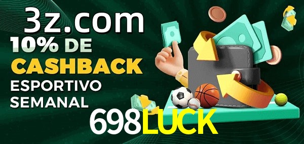 10% de bônus de cashback na 698LUCK